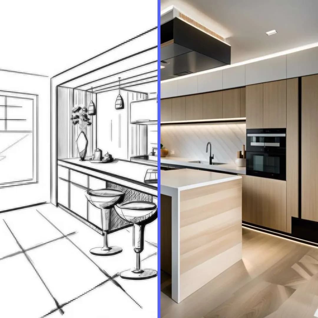 Easily transform your sketches into a realistic photo