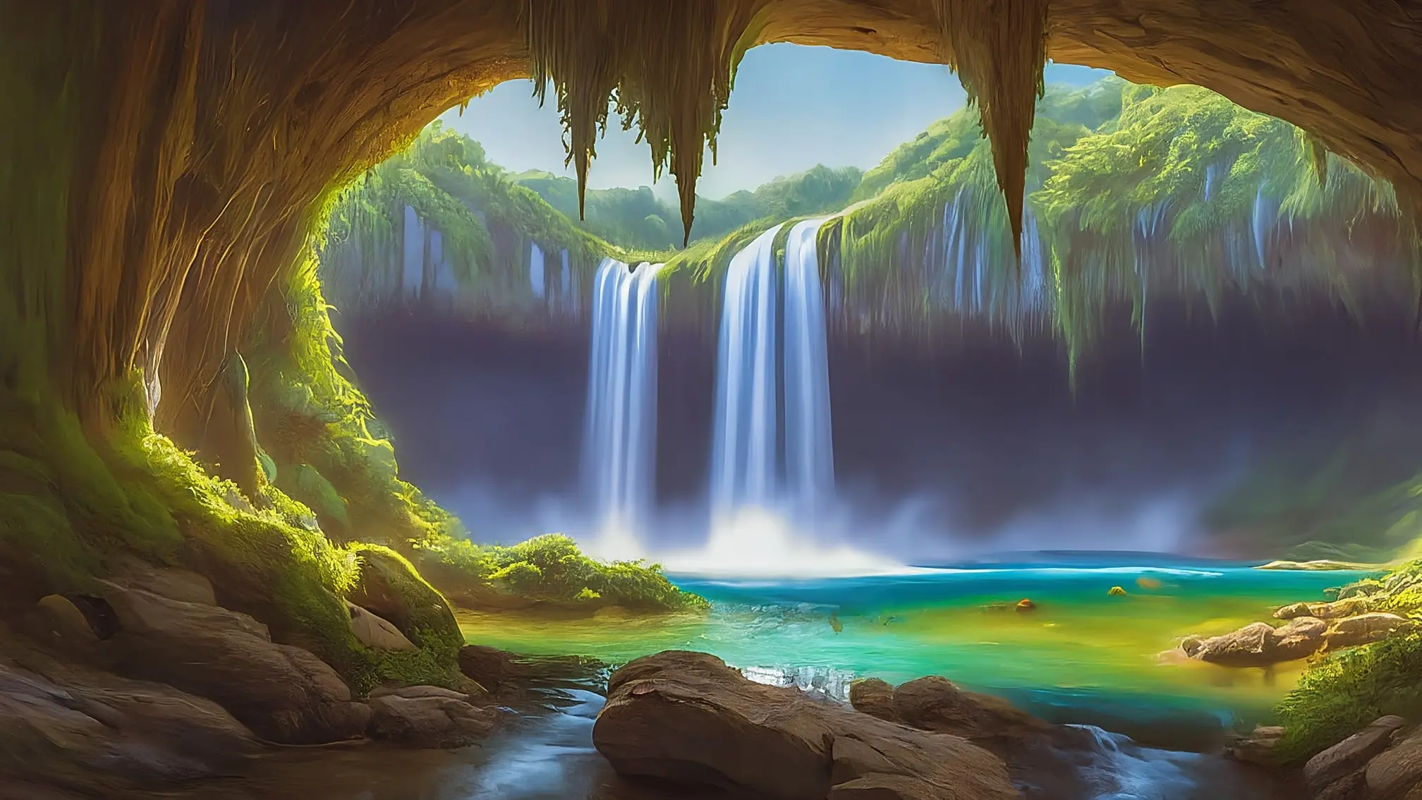 Flux.1 Waterfall Prompt